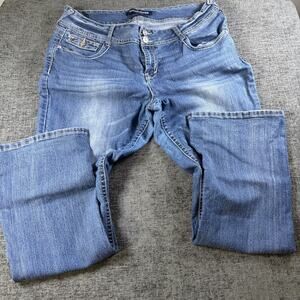 Y2K Vintage Wallflower Jeans Womens Curvy Fit Lightwash Denim Size 17